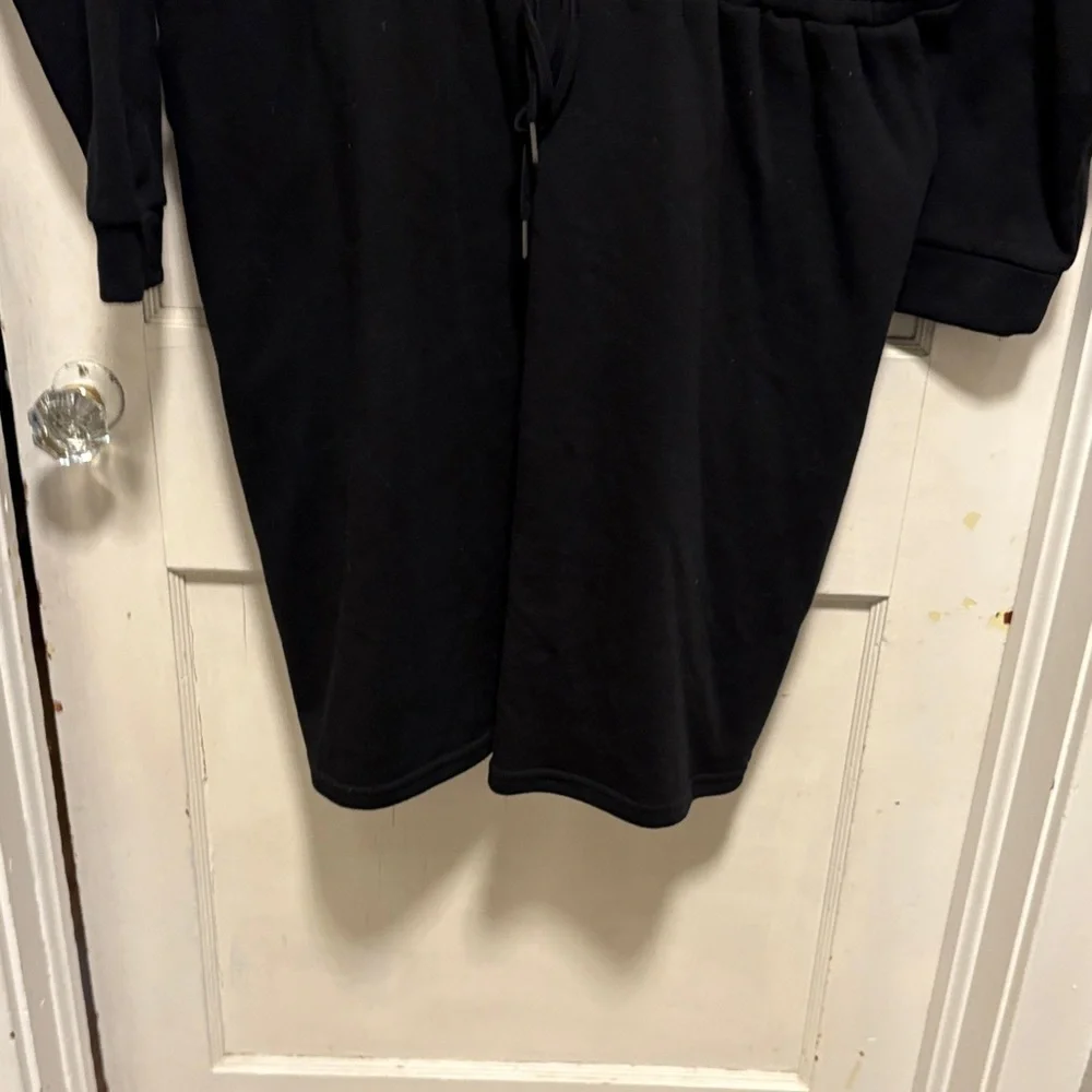 Torrid  Black Hooded Sweatshirt Longsleeve Dress 3 or 22/24 - Picture 5 of 13
